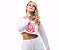 Blusa Curta Moletom Branca Rosa (COM AVARIA) - Imagem 6