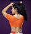 Blusa Gola V Bolso Laranja - Imagem 3