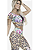Blusa Aberta Lateral Onça Floral (COM AVARIA) - Imagem 4