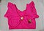 Blusa Manga Princess Rosa Flúor (COM AVARIA) - Imagem 3