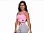 Blusa Trançada Rosa (COM AVARIA) - Imagem 1