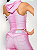 Blusa Capuz Digital Jeans Rosa - Imagem 2