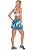 Short Saia Babado Camuflado Azul - Imagem 2