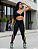 Legging Tela Preta Amarelo Flúor - Imagem 2