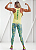 Legging Estampada Verde - Imagem 2