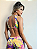 Top Costas Aberta Amarelo Estampado - Imagem 2