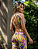 Top Costas Aberta Amarelo Estampado - Imagem 2