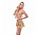 Saia de Praia Floral Amarelo - Imagem 2