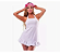 Vestido de Praia Babado Branco (COM AVARIA) - Imagem 1