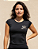 Blusa Suplex Tule Preta - Imagem 2