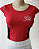 Blusa Suplex Tule Vermelha Preta - Imagem 1