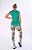 Calça Legging Verde Estampada - Imagem 2