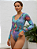 Body Manga Longa Lilás Estampado - Imagem 1