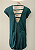 Blusa Mullet Tiras Shine Verde Musgo - Imagem 1