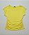 Blusa Lateral Franzida Amarela - Imagem 3