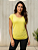 Blusa Lateral Franzida Amarela - Imagem 2