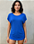 Blusa Lateral Franzida Azul - Imagem 2