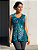 Blusa Comprida Estampada - Imagem 2