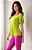 Blusa Cruzada Amarela - Imagem 3