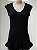 Blusa Comprida Viscolycra Preta - Imagem 1