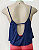 Blusa Cropped Azul Escuro - Imagem 2