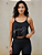 Blusa Cropped Silk Preto - Imagem 2