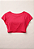 Blusa Cropped Bolsinho Vermelho - Imagem 4