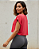 Blusa Cropped Bolsinho Vermelho - Imagem 2
