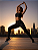 Legging Jacquard Escamas Preta - Imagem 1