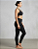 Legging Jacquard Escamas Preta - Imagem 3