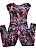 Macacão Kelly Estampado Lilás - Imagem 1