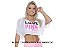 Mini Blusa Love Pink Preta - Imagem 1