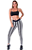 Legging Wallpaper Black White - Imagem 1