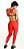 Legging Wallpaper Vermelha - Imagem 2