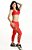 Legging Wallpaper Vermelha - Imagem 1