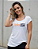 Blusa Titanium Branca Laranja - Imagem 2
