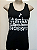 Blusa Regata Titanium Preta Branco - Imagem 1