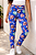 Calça Legging Infantil Azul Estampada - Imagem 2