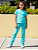 Legging Infantil Babadinho Azul Grátis uma Tiara - Imagem 2
