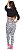 Legging Stronger Preto Branca - Imagem 2