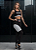 Legging Borboleta Tela Preta Branca - Imagem 2