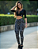 Legging Jacquard Love Preta - Imagem 5