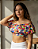 Blusa Cigana Caveira Laranja - Imagem 3