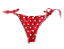 Calcinha Biquini Poá Vermelho - Imagem 1