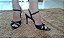 Sandalia couro elegante - Imagem 1