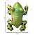 Brinquedo para Cães Kong Shieldz Tropics Frog Medium (RST21) - Imagem 3