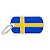 My Family Plaquinha de Identificação Bandeira Suécia - Imagem 1