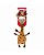 Brinquedo para Cães Kong Shakers Bobz Giraffe Medium (SHKB23) - Imagem 1
