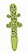 Brinquedo para Cães Outward Hound Fire Biterz Lizard Verde Large (30012) - Imagem 1