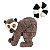 Brinquedo para Cães Kong Scampers Lemur Medium (SCP21) - Imagem 3